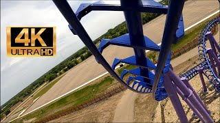 Nopuko Air Coaster Front Row 4K POV  Lost Island Vekoma SLC Extended Layout  Waterloo Iowa [upl. by Cone201]