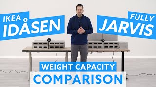 Ikea idasen vs Fully Jarvis Standing Desk Weight Capacity Comparison [upl. by Ramsay]