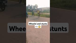 Cycle rider wheelie and stunts 👀😱ll cycle stunt rider mtbcycle [upl. by Morrissey]