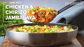 Chicken and Chorizo Jambalaya [upl. by Alleacim101]