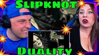 First Time Hearing Duality by Slipknot OFFICIAL VIDEO HD THE WOLF HUNTERZ REACTIONS [upl. by Hazlip]