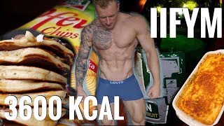 3600 Kcal  IIFYM  Full Day of Eating  SCHMALE SCHULTER [upl. by Maurice]