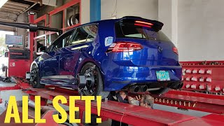 Double autocross weekend  prep Alignment amp new parts  MK7 Golf R [upl. by Ahsratal]