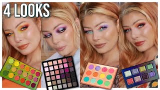 NEW amp HOT Indie Makeup  4 PALETTES 4 LOOKS [upl. by Wiebmer]