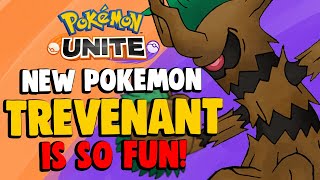 TREVENANT  NEW BATTLE ITEM IS SO FUN Build amp Moveset  Pokemon Unite [upl. by Cheston]