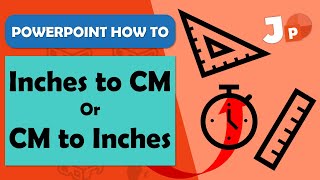 PowerPoint Change Measurement Units CM to Inches and Inches to CM  Tutorial [upl. by Nelson]