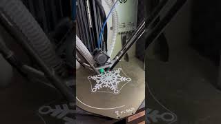 Flsun Super Racer Modded  Speed printing Christmas ornament [upl. by Eetnwahs]