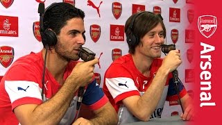 Mikel Arteta amp Tomas Rosicky UnClassic Commentary [upl. by Dahsra]