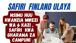 Work Visa kazi Findland ndani ya siku 10 Wanaitaji Cv na Cover Letter Tu [upl. by Etnud846]