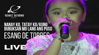 Esang De Torres  Nanay Ko Tatay KoKung Bubuksan Mo Lang Ang Puso LIVE [upl. by Dhaf865]