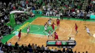 Sixers vs Celtics NBA Highlights 12182009 [upl. by Aronael]