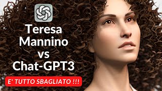 Teresa Mannino vs Chat GPT3 E tutto sbagliato  o quasi [upl. by Aynatal176]