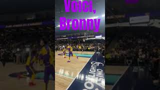 LEBRON VS BRONNY AU CONCOURS DE DUNK [upl. by Allcot]