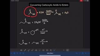 40 Converting carboxylic acids to esters [upl. by Carrelli869]