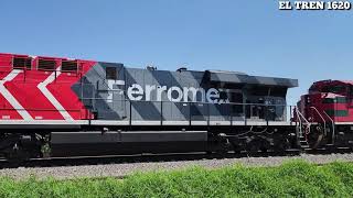 4K Railfanning  Trenes Intermodales Ferromex  Oct 12 2024 [upl. by Ophelie]