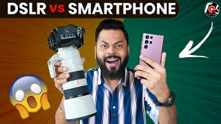 DSLR Vs Smartphone 😯Shocking Result ⚡️TrakinShorts Shorts [upl. by Spearman]