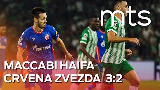 Maccabi Haifa FC  FK Crvena zvezda 32 četvrto kolo kvalifikacija za UEFA LŠ sezona 202223 [upl. by Chasse]