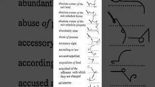 Legal phraseographyshorthand phrases trending dictation viralvideo [upl. by Moriyama]