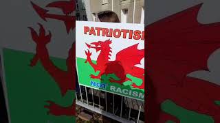 Llanelli protest Migrants adored pensioners ignored [upl. by Egidius]