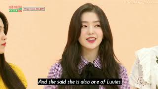 Red Velvet in Idol Room  Part2  ENG SUB Ep15  How Irene and Blackpink Jennie Friendship Started [upl. by Farrow]