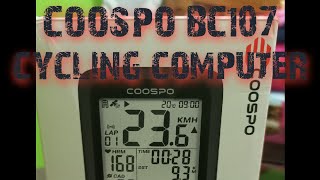 COOSPO BC107 Cycling Computer UNBOXING [upl. by Ytinav]