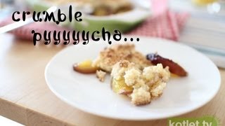 Szybkie ciasto z owocami crumble  KOTLETTV [upl. by Patrich]