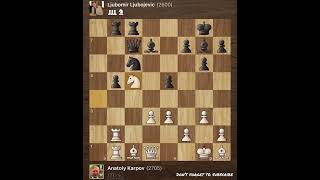 Anatoly Karpov vs Ljubomir Ljubojevic • Bugojno  Bosnia amp Herzegovina  1986 [upl. by Rycca645]