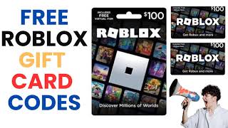 Free Roblox Gift Card Codes 2024 Live Proof Unused  How To Get Free Robux Codes [upl. by Laius]