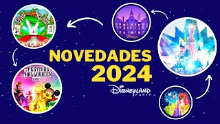 DISNEYLAND PARIS anuncia todas sus NOVEDADES para el 2024 😱🎉 [upl. by Esinal]