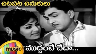 Chitapata Chinukulu Songs  Muddante Cheda Full Video Song  Adrushtavanthalu Telugu Movie  ANR [upl. by Yl]