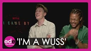 George Mackay amp Percelle Ascott Im a Wuss for Scary Films [upl. by Noiram]