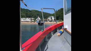 Another trip on the South Sands Ferry in Salcombe [upl. by Wendel]