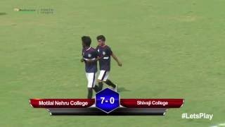 RFYS Delhi College Boys  Motilal Nehru College Evening vs Shivaji College Highlights [upl. by Adnoek]