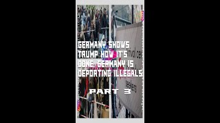 GERMAN DEPORTATION GERMANY SHOWS TRUMP HOW ITS DONE [upl. by Ashbey879]