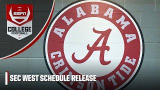 Reviewing Alabamas 2023 schedule and the rest of the SEC West [upl. by Gereron566]