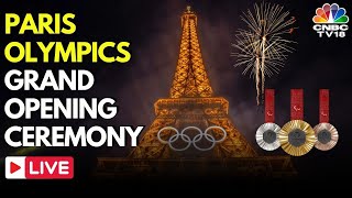 Paris Olympics 2024 Opening Ceremony LIVE Stunning VIEWS Of Olympics Opening Ceremony  N18G [upl. by Idden941]