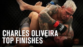 Top Finishes Charles Oliveira [upl. by Enreval]