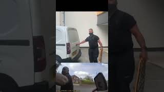 BAILIFF THREATENED BY KNIFE AFTER CLAMPING MERCEDES BENZ [upl. by Fakieh426]