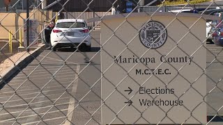 Maricopa County Recorder says it received up to 40000 damaged or blank voter registration forms [upl. by Dare]