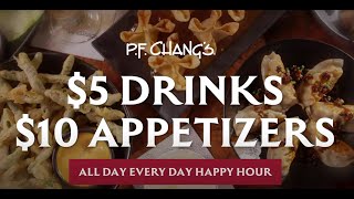 Happy Hour Just Got Happier Appetizers from 10 Drinks from 5 [upl. by Ahsai]