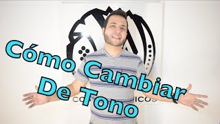 Cómo Cambiar De Tono Las Canciones 🤔💥💥 [upl. by Auqinom]