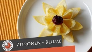 Zitronenblume schnitzen lemon flower [upl. by Garrison]