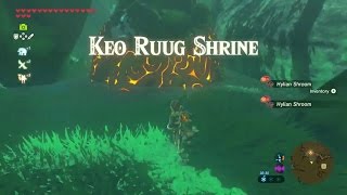 Zelda Breath of the Wild  Keo Ruug Shrine  Woodland Tower Region [upl. by Dell245]