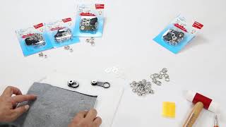 How to make eyelets  grommets application 5mm 6mm 85 mm [upl. by Tillinger]