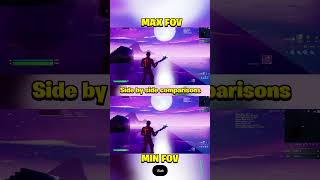 NEW FOV SLIDER IS FORTNITE FOV fortnite fortnitefunny fortnitefov pcs foryou fortniteclips [upl. by Auoz]