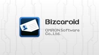 名刺読み取りからアドレス帳登録まで！ Bizcaroid [upl. by Bink]