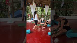 Yin Yoga in TTC goayogashala goa [upl. by Yelyah974]