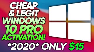 2020 How to Get Windows 10 PRO CHEAP Under 15 Dollars [upl. by Sitto]