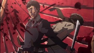 Attack on Titan Erwin and Mikasa saves Eren Season 2 Episode 11 Sub HD [upl. by Vanzant]