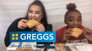 GREGGS MUKBANG FEATURING ITSKAYSSS  LONDON  UK [upl. by Rocky137]